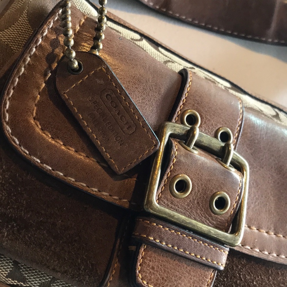 Brown Clutch Coach bag